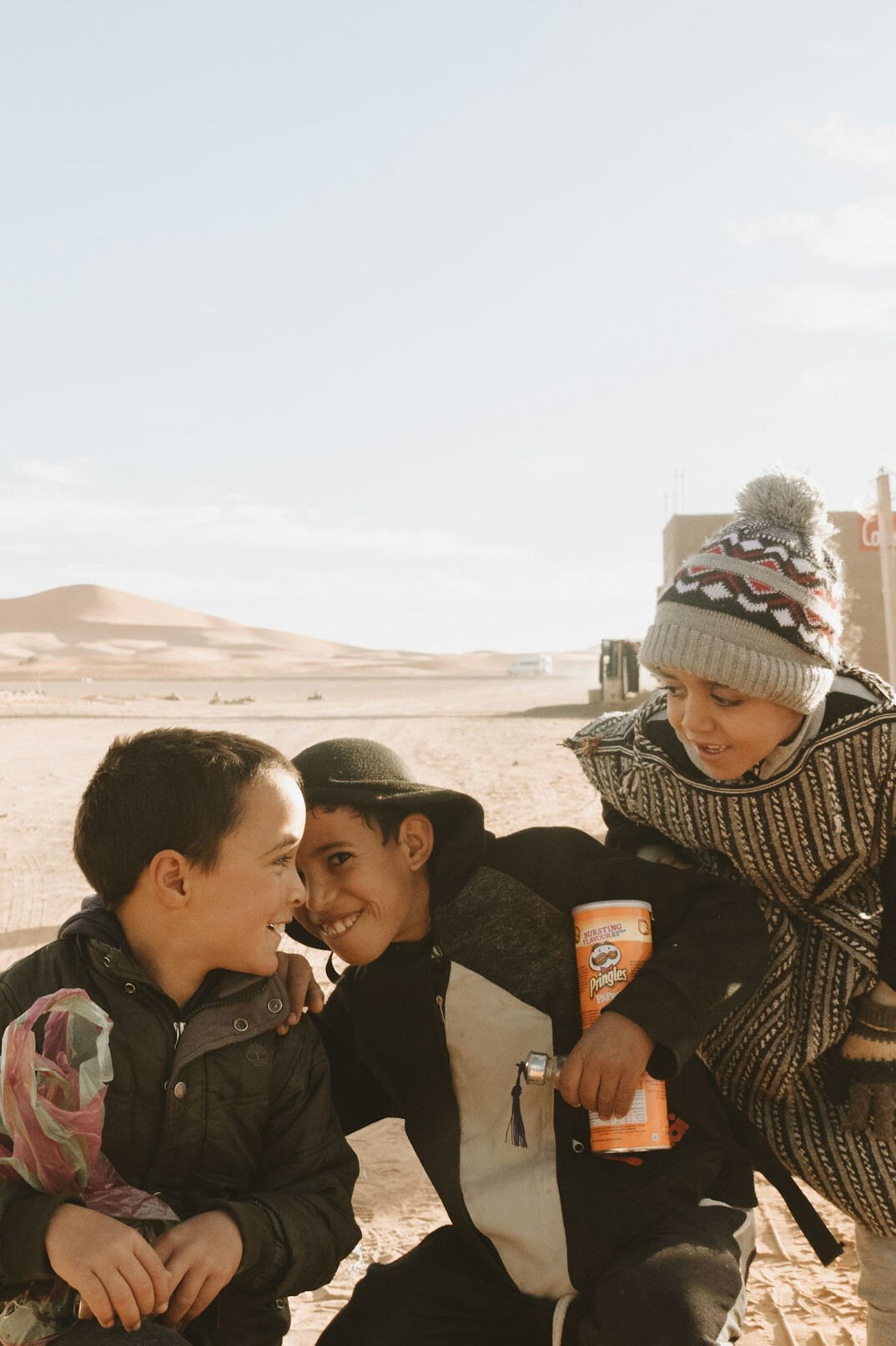 child playing with friends